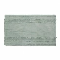Ruffle Border Collection Aqua 24 in. x 40 in. 100% Cotton Bath Rug by Better Trends -Better Trends Sales Store aqua better trends bathroom rugs bath mats ss baru2440aq c3 1000