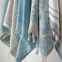 Mirage Fringe Bath Towel Aqua by SKL Home -Better Trends Sales Store aqua skl home bath towels u1468700805103 44 1000