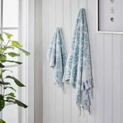 Mirage Fringe 2 Piece Hand Towel Aqua by SKL Home -Better Trends Sales Store aqua skl home bath towels u1468710835203 4f 1000
