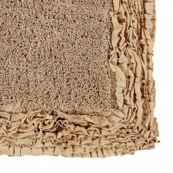 Shaggy Border Collection 2 Piece Beige 100% Cotton Bath Rug Set - (17" x 24" : 17" x 24") by Better Trends 9 Shaggy Border Collection 2 Piece Beige 100% Cotton Bath Rug Set - (17" x 24" : 17" x 24") by Better Trends -Better Trends Sales Store beige better trends bathroom rugs bath mats barr2pc1724be 76 1000