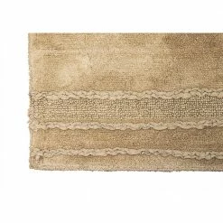 Ruffled Border Collection Beige 24 in. x 40 in. 100% Cotton Tufted Bath Rug by Better Trends -Better Trends Sales Store beige better trends bathroom rugs bath mats baru2440be 4f 1000