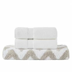 Pegasus Collection Beige Chevron Pattern 100% Cotton Rectangle 3-Piece Bath Rug and Towel Set by Better Trends 7 Pegasus Collection Beige Chevron Pattern 100% Cotton Rectangle 3-Piece Bath Rug and Towel Set by Better Trends -Better Trends Sales Store beige better trends bathroom rugs bath mats batlpe3pcbe c3 1000