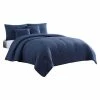 Alice 5- Piece Navy Blue Textured Microfiber Queen Comforter Set by Benjara 2 Alice 5- Piece Navy Blue Textured Microfiber Queen Comforter Set by Benjara -Better Trends Sales Store benjara bedding sets bm277009 64 1000