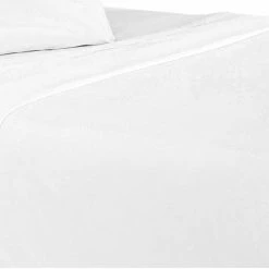 Matt 4-Piece White Solid Soft Organic Cotton California King Bed Sheet Set by Benjara 11 Matt 4-Piece White Solid Soft Organic Cotton California King Bed Sheet Set by Benjara -Better Trends Sales Store benjara sheet sets bm276835 1f 1000