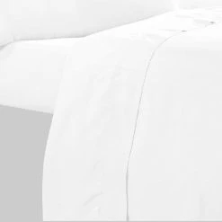 Minka 6-Piece White Solid Soft Antimicrobial Microfiber King Bed Sheet Set by Benjara -Better Trends Sales Store benjara sheet sets bm276843 1f 1000