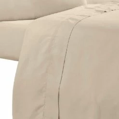 Minka 6-Piece Beige Solid Soft Antimicrobial Microfiber King Bed Sheet Set by Benjara -Better Trends Sales Store benjara sheet sets bm276853 1f 1000
