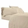 Minka 6-Piece Beige Solid Soft Antimicrobial Microfiber King Bed Sheet Set by Benjara -Better Trends Sales Store benjara sheet sets bm276853 64 1000