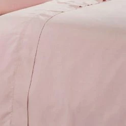 Minka 6-Piece Pink Solid Antimicrobial Microfiber Full Bed Sheet Set by Benjara -Better Trends Sales Store benjara sheet sets bm276856 4f 1000