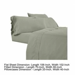Minka 6-Piece Green Solid Soft Antimicrobial Microfiber King Bed Sheet Set by Benjara 12 Minka 6-Piece Green Solid Soft Antimicrobial Microfiber King Bed Sheet Set by Benjara -Better Trends Sales Store benjara sheet sets bm276868 44 1000