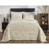 Ardent Collection 3-Piece Beige Full 100% Cotton Bedspread Set by Better Trends -Better Trends Sales Store better trends bedding sets bsardobe 64 1000