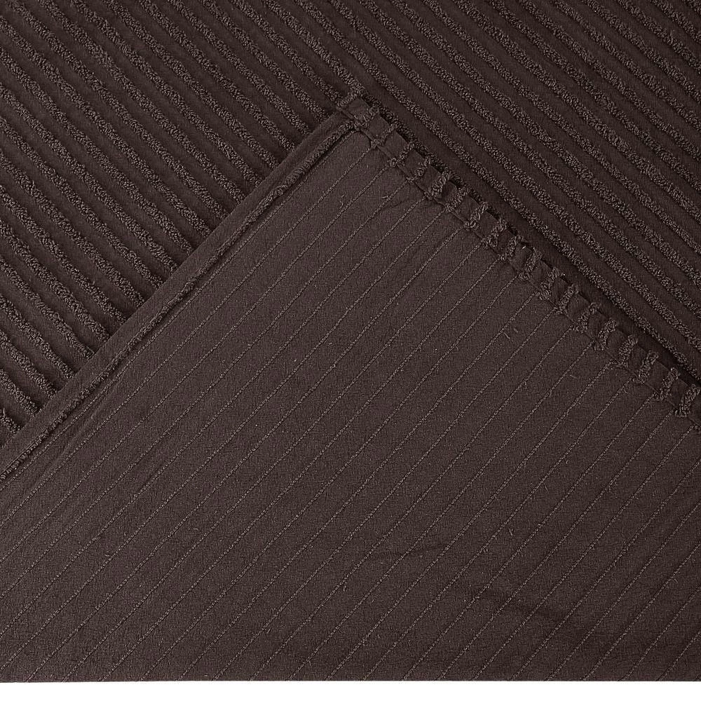 Jullian Collection 3-Piece Chocolate King 100% Cotton Tufted Unique Luxurious Bedspread Set by Better Trends 4 Jullian Collection 3-Piece Chocolate King 100% Cotton Tufted Unique Luxurious Bedspread Set by Better Trends - Image 2