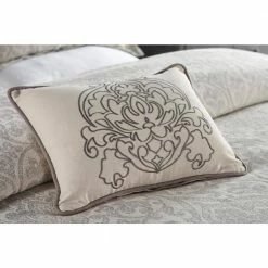 Haven Damask Comforter 4-Piece Gray Queen 100% Cotton Jacquard Weave with a Floral Pattern Comforter Set by Better Trends 12 Haven Damask Comforter 4-Piece Gray Queen 100% Cotton Jacquard Weave with a Floral Pattern Comforter Set by Better Trends -Better Trends Sales Store better trends bedding sets cohaqugr 44 1000