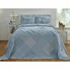 Ruffle 1-Piece Blue Full Coverlet Set by Better Trends 1 Ruffle 1-Piece Blue Full Coverlet Set by Better Trends -Better Trends Sales Store better trends bedding sets ss bsrcdobl 64 1000