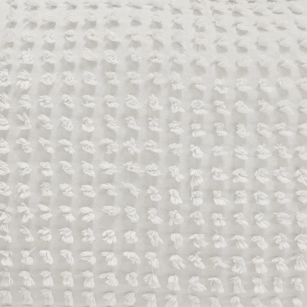 Olivia Comforter 3-Pece Ivory Full/Queen 100% Cotton Tufted Chenille Motif Design Comforter Set by Better Trends 7 Olivia Comforter 3-Pece Ivory Full/Queen 100% Cotton Tufted Chenille Motif Design Comforter Set by Better Trends - Image 5