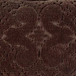 Ashton Collection in Medallion Design Chocolate King 100% Cotton Tufted Chenille Sham by Better Trends -Better Trends Sales Store better trends pillowcases ss shas2036ch c3 1000