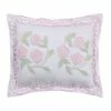 Bloomfield Collection in Floral Design Rose Standard 100% Cotton Tufted Chenille Sham by Better Trends -Better Trends Sales Store better trends pillowcases ss shbf2227ro 64 1000
