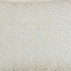 Natick Collection in Wavy Channel Stripes Design Ivory Standard 100% Cotton Tufted Chenille Sham by Better Trends -Better Trends Sales Store better trends pillowcases ss shna2127na c3 1000