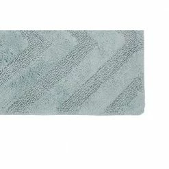 Hugo Collection Blue 100% Cotton Rectangle 3-Piece Bath Rug Set by Better Trends -Better Trends Sales Store blue better trends bathroom rugs bath mats bahg3pc172021bl fa 1000