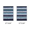 Griffie Collection 2-Piece Blue and Grey 100% Polyester 17 in. x 24 in., 17 in. x 24 in. Bath Rug Set by Better Trends -Better Trends Sales Store blue grey better trends bathroom rugs bath mats bagr2pc1724bg 64 1000