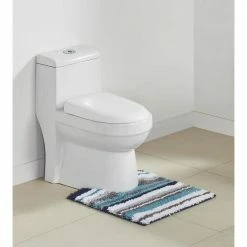 Griffie Collection 3-Piece Blue and Grey 100% Polyester 17 in. x 24 in., 20 in. x 20 in., 20 in. x 32 in. Bath Rug Set by Better Trends 10 Griffie Collection 3-Piece Blue and Grey 100% Polyester 17 in. x 24 in., 20 in. x 20 in., 20 in. x 32 in. Bath Rug Set by Better Trends -Better Trends Sales Store blue grey better trends bathroom rugs bath mats bagr3pc172021bg c3 1000