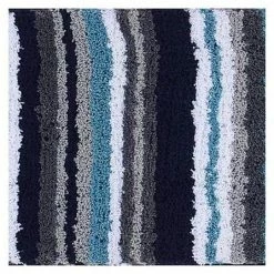 Griffie Collection 5-Piece Blue and Grey100% Polyester Bath Rug Set by Better Trends