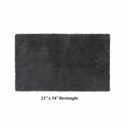 Micro Plush Collection Charcoal 21" x 34" 100% Micro Polyester Tufted Bath Rug by Better Trends 8 Micro Plush Collection Charcoal 21" x 34" 100% Micro Polyester Tufted Bath Rug by Better Trends -Better Trends Sales Store charcoal better trends bathroom rugs bath mats ss bami2134chr c3 1000