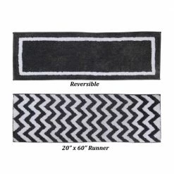 Pegasus Collection 4 Piece Charcol 100% Polyester Bath Rug Set (17" x 24" : 20" x 20" : 21" x 34" : 20" x 60") by Better Trends 18 Pegasus Collection 4 Piece Charcol 100% Polyester Bath Rug Set (17" x 24" : 20" x 20" : 21" x 34" : 20" x 60") by Better Trends -Better Trends Sales Store charcol better trends bathroom rugs bath mats bape4pc17202160cr fa 1000