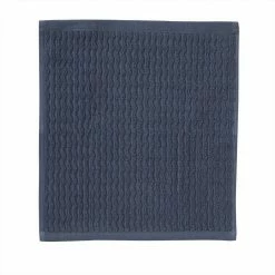 Longborough Jacq 4-Piece Wash Set, 100% Cotton, Denim, 12 in. x 12 in. by SKL Home 11 Longborough Jacq 4-Piece Wash Set, 100% Cotton, Denim, 12 in. x 12 in. by SKL Home -Better Trends Sales Store denim skl home bath towels w2905300835303 1f 1000