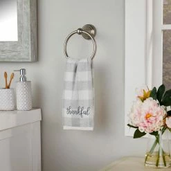 Thankful Plaid 100% Cotton 2-Pack Gray Hand Towel by SKL Home 9 Thankful Plaid 100% Cotton 2-Pack Gray Hand Towel by SKL Home -Better Trends Sales Store gray skl home bath towels v1729000835203 31 1000