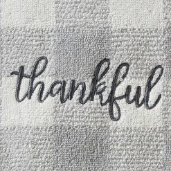 Thankful Plaid 100% Cotton 2-Pack Gray Hand Towel by SKL Home 8 Thankful Plaid 100% Cotton 2-Pack Gray Hand Towel by SKL Home -Better Trends Sales Store gray skl home bath towels v1729000835203 4f 1000