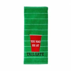 You Had Me at Tailgate 100% Cotton (2-Pack) Hand Towel by SKL Home -Better Trends Sales Store green skl home bath towels w0194400830203 4f 1000