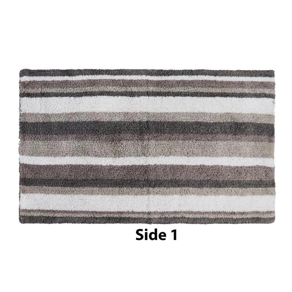 Elixir Collection Gray Multi 100% Cotton Tufted 21" x 34" Bath Rug by Better Trends 12 Elixir Collection Gray Multi 100% Cotton Tufted 21" x 34" Bath Rug by Better Trends - Image 10