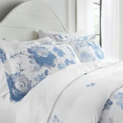 Loriana 3-Piece Blue Floral Full/Queen Comforter Set by Home Decorators Collection -Better Trends Sales Store home decorators collection bedding sets 190169 f q 66 1000