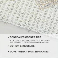 Delilah 3-Piece Medallion King Duvet Cover Set by Home Decorators Collection -Better Trends Sales Store home decorators collection bedding sets 190396 k a0 1000