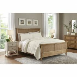 Quinn 3-Piece Ivory Cream Woven Textured Cotton King Comforter Set by Home Decorators Collection -Better Trends Sales Store home decorators collection bedding sets dn 19046 40 1000 1