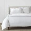 Maren 3-Piece White and Stone Gray Hotel Embroidered Border Cotton Full Duvet Cover Set by Home Decorators Collection
