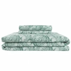 Isabel 3-Piece Teal Boho Paisley Floral Cotton Sateen King Duvet Cover Set by Home Decorators Collection 18 Isabel 3-Piece Teal Boho Paisley Floral Cotton Sateen King Duvet Cover Set by Home Decorators Collection -Better Trends Sales Store home decorators collection bedding sets duv k tp 77 1000
