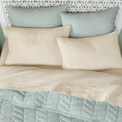 Spring Hill 3-Piece Sea Breeze Green Diamond Cotton Full/Queen Quilt Set by Home Decorators Collection 12 Spring Hill 3-Piece Sea Breeze Green Diamond Cotton Full/Queen Quilt Set by Home Decorators Collection -Better Trends Sales Store home decorators collection bedding sets f5000257bk180tc 1d 1000