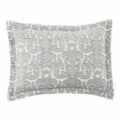 Averly 3-Piece Gray Clipped Jacquard King Comforter Set by Home Decorators Collection -Better Trends Sales Store home decorators collection bedding sets fa96387 k a0 1000