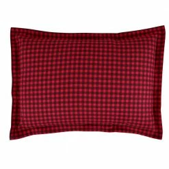 3-Piece Red Buffalo Check Plaid Flannel King Comforter Set by Home Decorators Collection -Better Trends Sales Store home decorators collection bedding sets kekgbfch 40 1000