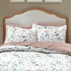 Waterdale Reversible 3-Piece Multi-Color Printed Floral Cotton Sateen King Comforter Set by Home Decorators Collection -Better Trends Sales Store home decorators collection bedding sets kg flw 300 prnt a0 1000
