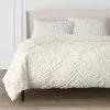 Fairhaven 3-Piece Ivory Textured Medallion Cotton King Duvet Cover Set by Home Decorators Collection -Better Trends Sales Store home decorators collection bedding sets nh 200385 y 64 1000