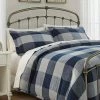 Ashdale 3-Piece Blue Plaid Full/Queen Duvet Cover Set by Home Decorators Collection