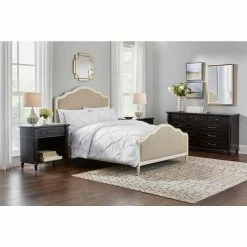 Emma 3-Piece Bright White Ruffle Ogee King Comforter Set by Home Decorators Collection -Better Trends Sales Store home decorators collection bedding sets sur95cs3pc kgn a0 1000