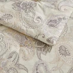 Lora 3-Piece Oatmeal Paisley King Comforter Set by Home Decorators Collection -Better Trends Sales Store home decorators collection bedding sets yybtc0706 k 40 1000