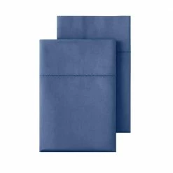 500 Thread Count Egyptian Cotton Sateen King Pillowcase in Midnight (Set of 2) by Home Decorators Collection
