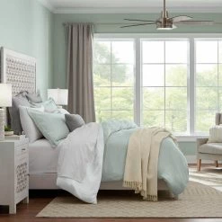 500 Thread Count Egyptian Cotton Sateen 4-Piece Queen Sheet Set in White by Home Decorators Collection -Better Trends Sales Store home decorators collection sheet sets 500tc egy sat qn white 1d 1000