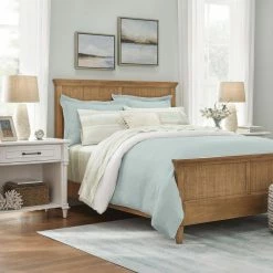 300 Thread Count Cotton Sateen Green and Blue Stripe 4-Piece Full Printed Sheet Set by Home Decorators Collection -Better Trends Sales Store home decorators collection sheet sets fu str 300 prnt c3 1000