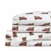 Cozy Cotton Flannel Red Vintage Woody Truck 4-Piece King Sheet Set by Home Decorators Collection -Better Trends Sales Store home decorators collection sheet sets vwt 02 64 1000