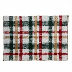 Multi-Colored Polyester Rectangular 20 in. x 30 in. Rustic Plaid Rug by SKL Home